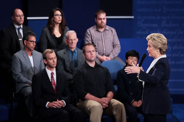Hillary Clinton Second Presidential Debate audience