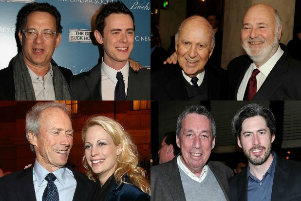 director father child Colin Hanks Tom Hanks Carl Reiner Rob Reiner Clint Eastwood Alison Eastwood Ivan Reitman Jason Reitman director father child Colin Hanks Tom Hanks Carl Reiner Rob Reiner Clint Eastwood Alison Eastwood Ivan Reitman Jason Reitman