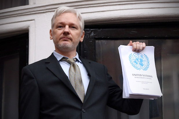 Wikileaks Julian Assange Ecuadorian embassy 2016