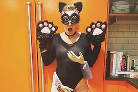 Lena Dunham Mocks Donald Trump With ‘Grabbed P—sy’ Halloween Costume (Photo)