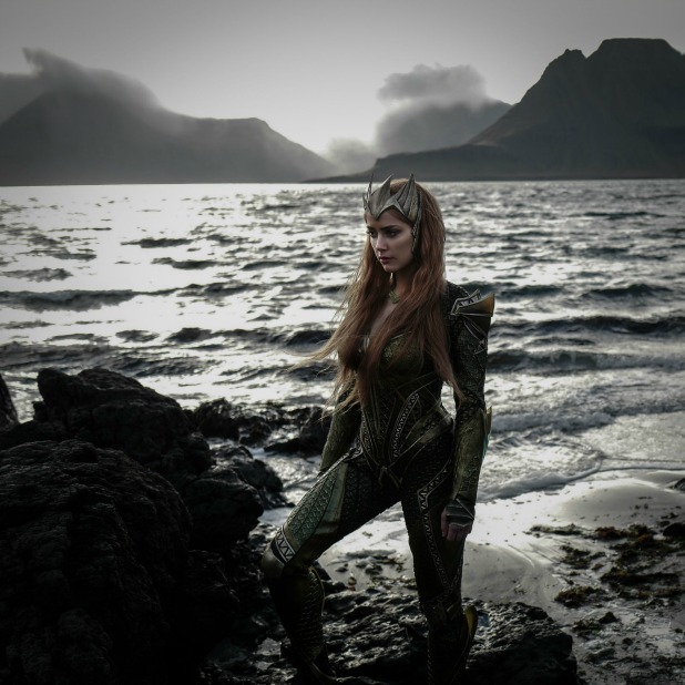 Justice League': First Look at Amber Heard as Mera (Photos)