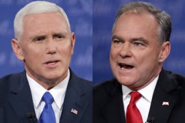 Tim Kaine v Mike Pence: Stars, Pundits Hurl Insults Over VP Debate