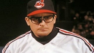 Charlie Sheen Revives Ricky Vaughn Character to Pump Up Cleveland Indians (Video)