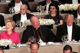 Watch Donald Trump Get Booed at Charity Dinner After Saying Hillary Clinton ‘Hates Catholics’ (Video)