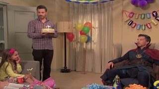 Jimmy Kimmel Hires Doctor Strange for Kids Birthday Party (Video)