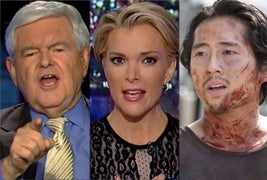 Why Megyn Kelly, Newt Gingrich and Glenn Rhee (Sorry) Are TV’s Social Media MVPs of the Week