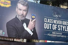 Pierce Brosnan Keeps It Classy in Indian Ad Campaign, Internet Laughs Anyway