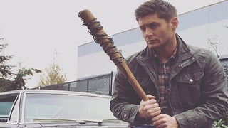 Jensen Ackles , Jeffrey Dean Morgan Tweet Up a Creepy ‘Walking Dead’-‘Supernatural’ Crossover (Photo)