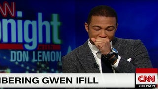 Don Lemon Chokes Up on CNN During Emotional Tribute to Gwen Ifill (Video)