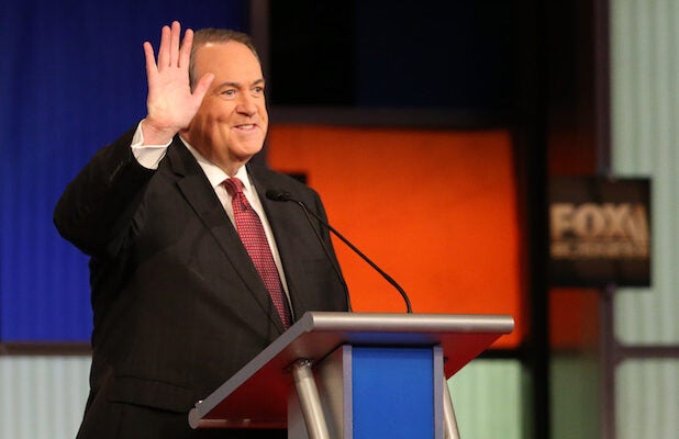 mike huckabee bad at jokes twitter