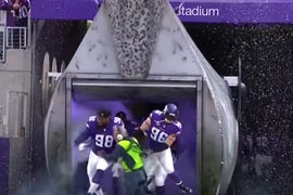 NFL Sound Guy Gets Completely Creamed by Minnesota Vikings Player (Video)