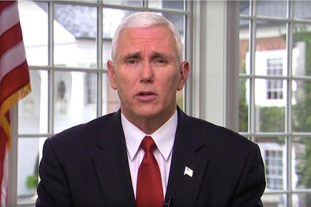 mike pence cubs face the nation hamilton reaction response wasnt offended