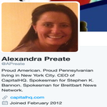 Steve Bannon Maria Sliwa Alexandra Preate