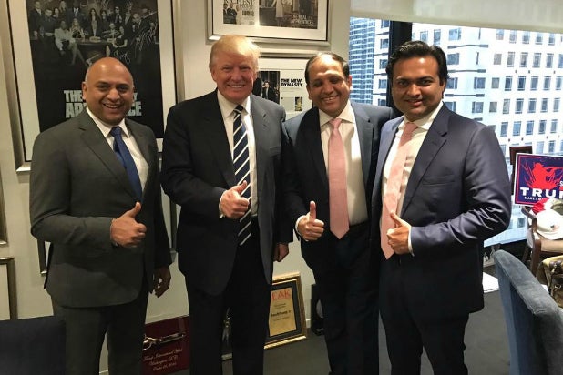 trump indian businessmen