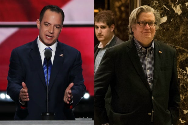 chief of staff Reince Priebus Steve Bannon