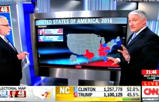 Wolf Blitzer Interrupts John King At Cnn Magic Wall During Election Night