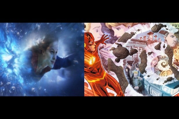 supergirl speed force flash comics shot supergirl speed force flash comics shot