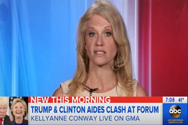 ‘GMA’ Grills Kellyanne Conway Over Trump Spreading Fake News (Video)