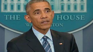 Reporter Gets Sick During President Obama Press Conference (Video)