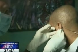 Happy New Year: Watch Don Lemon Get His Ear Pierced Live on TV, for Some Reason (Video)