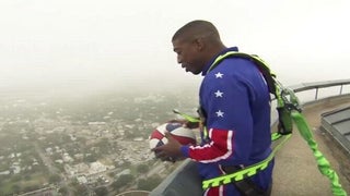 Watch a Harlem Globetrotter Make a 583-Foot Trick Shot (Video)