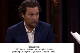 Matthew McConaughey, Jimmy Fallon Act Out Kids’ ‘Gold’ Scripts (Video)