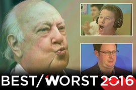 16 Media Losers of 2016, From Roger Ailes to Billy Bush (Photos)