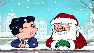 Good Grief: Santa Tells Peanuts Character Stephen Colbert He Voted for Trump (Video)