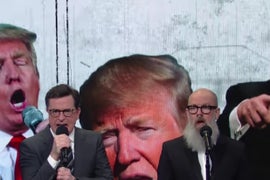 Stephen Colbert, Michael Stipe Update ‘It’s the End of the World’ for Terrible 2016 (Video)