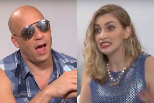 Vin Diesel Gets Awkwardly Amorous With Interviewer (Video)