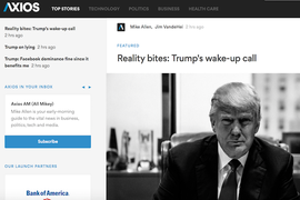Politico Founders Launch Axios, Land Donald Trump Interview on Day 1