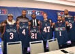Allen Iverson, Kenyon Martin; Roger Mason Jr., Jeff Kwatinetz, Ice Cube, and Rashard Lewis BIG3