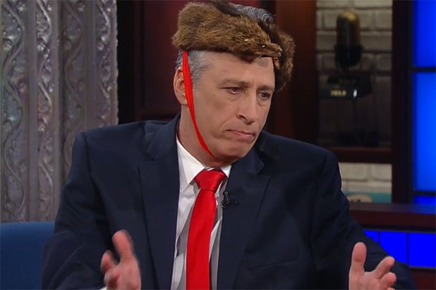 Jon Stewart Skewers Trump on 'The Late Show With Stephen Colbert' (Video)