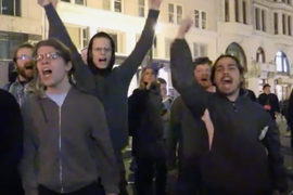 Protesters Chant ‘Nazi Scum’ Outside Pro-Trump D.C. Event ‘DeploraBall’ (Video)