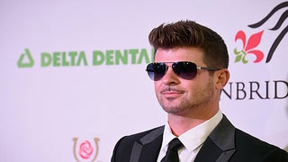 Robin and Carter Thicke, Taylor Kitsch Suiting Up for NHL All-Star Celebrity Shootout