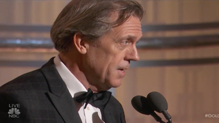 Hugh Laurie Grateful for Win at ‘Last-Ever Golden Globes’ (Video)