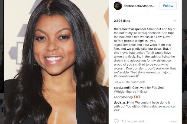 taraji p henson octavia spencer instagram