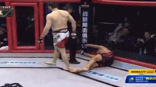 MMA Fighter Knocked Out in 3 Seconds When Opponent Doesn’t Touch Gloves (Video)