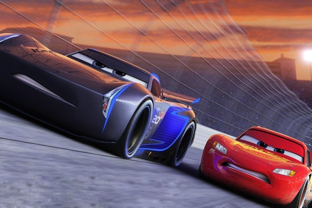 lightning mcqueen and jackson storm