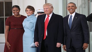 Donald Trump, Barack Obama Head to Inauguration Together (Video)