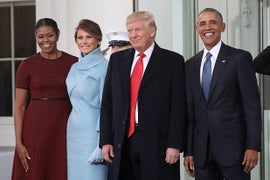 Donald Trump, Barack Obama Head to Inauguration Together (Video)