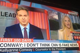 Kellyanne Conway Flips the Script: ‘I Don’t Think CNN Is Fake News’ (Video)