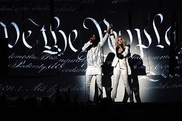 Katy Perry pantsuit resistance Katy Perry pantsuit resistance