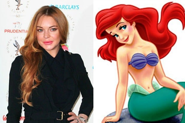 Lindsay Lohan Little Mermaid