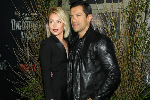 Mark Consuelos and Kelly Ripa Mark Consuelos and Kelly Ripa