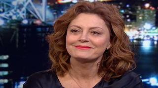 Susan Sarandon in NBCSN Booth for Rangers v Penguins Game Dubbed a ‘Dark Day in Hockey’