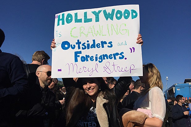 UTA Oscar Protest UTA Oscar Protest