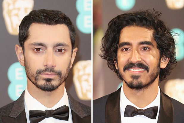 riz ahmed dev patel baftas burberry