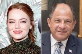 Emma Stone’s Biggest Fan on Oscar Night: Costa Rica’s President (Video)