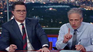 Jon Stewart’s Advice to the Media: ‘Kick Trump to the Curb’
